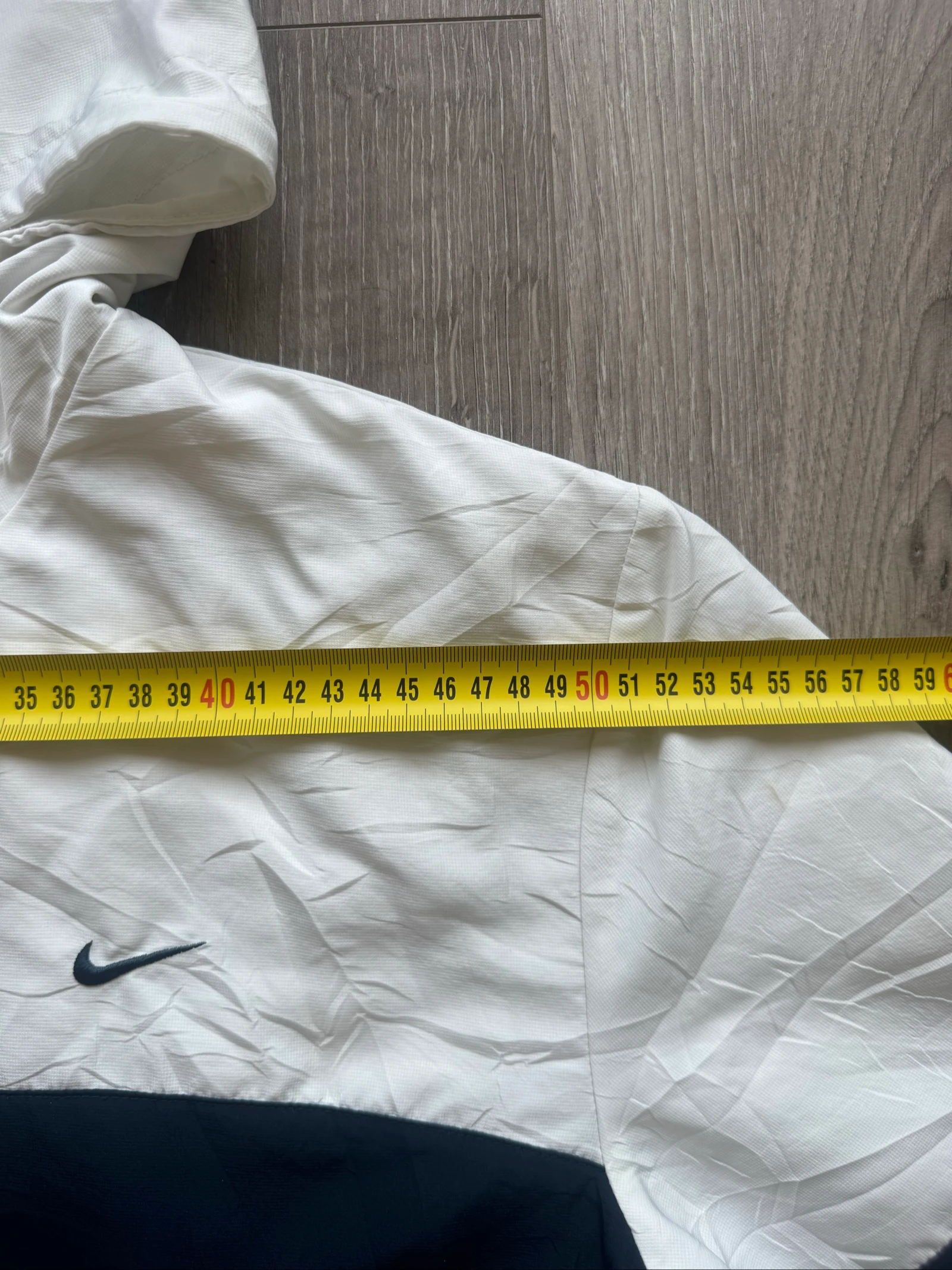 Nike Windrunner Hooded Windbreaker Jacket White Black Full Zip Lightweight M – photo 9